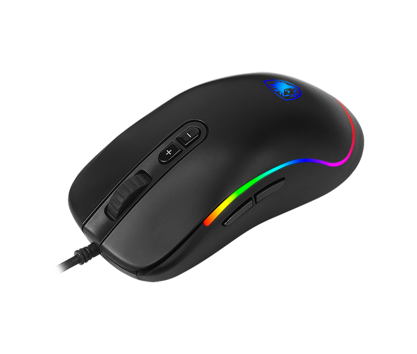 Sades Revolver RGB Gaming Mouse