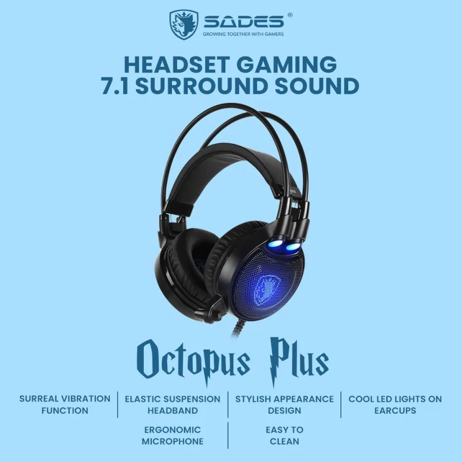 Sades Octopus Plus 7.1 Surround